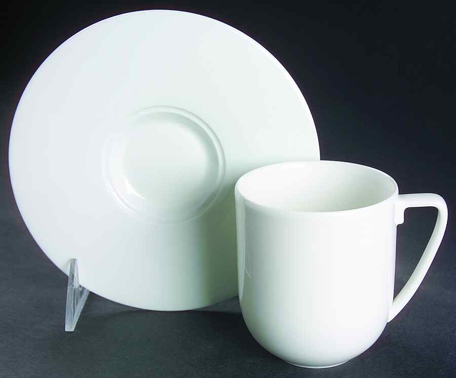 St. Tropez Flat Cup & Saucer Set by Wedgwood-1