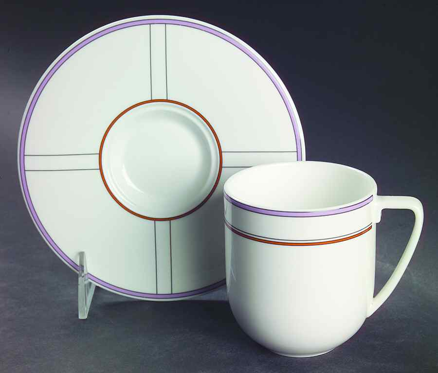 Metro Flat Cup & Saucer Set by Wedgwood-1
