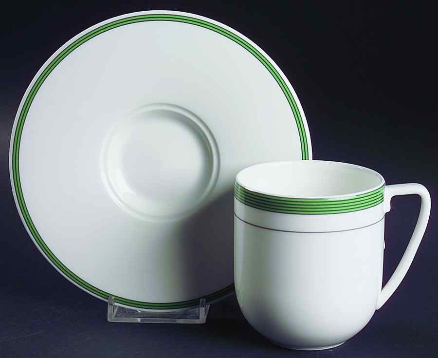 Aspen Flat Cup & Saucer Set by Wedgwood-1