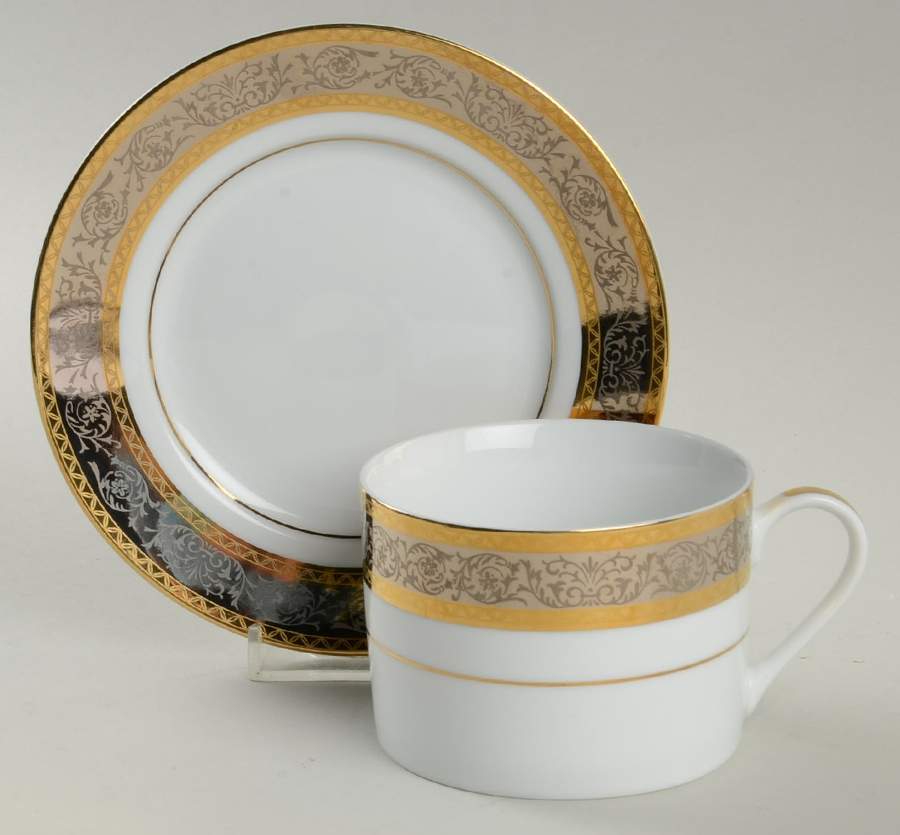 Majestic Flat Cup & Saucer Set by William Roberts-1