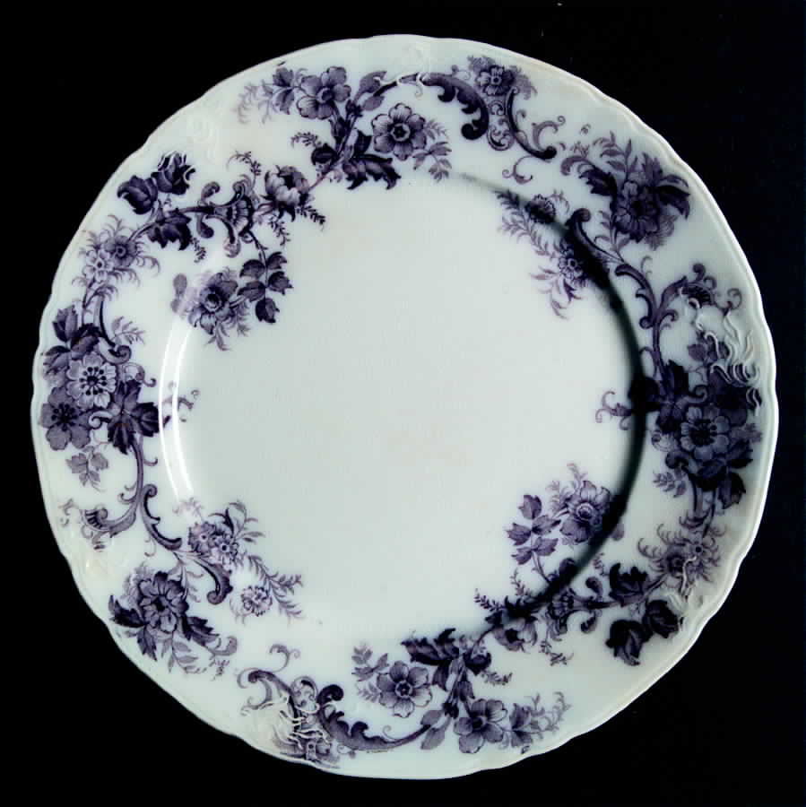 Sydney Mulberry Luncheon Plate by Wood & Sons-1
