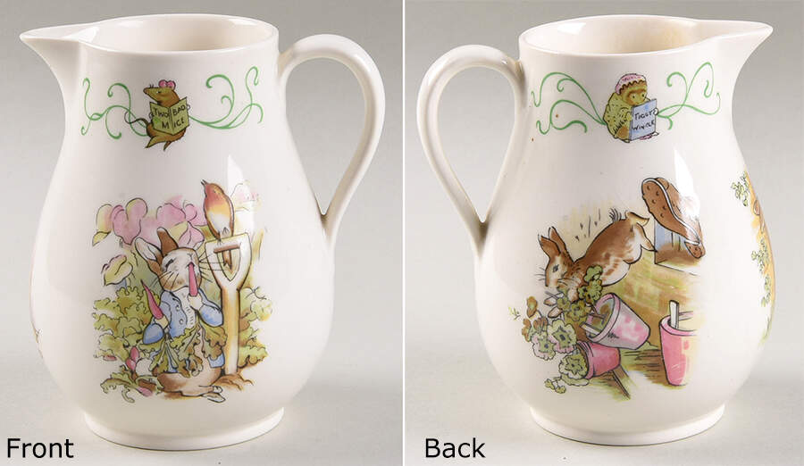 Peter Rabbit (Green Trim) 12 Oz Pitcher by Wedgwood-1