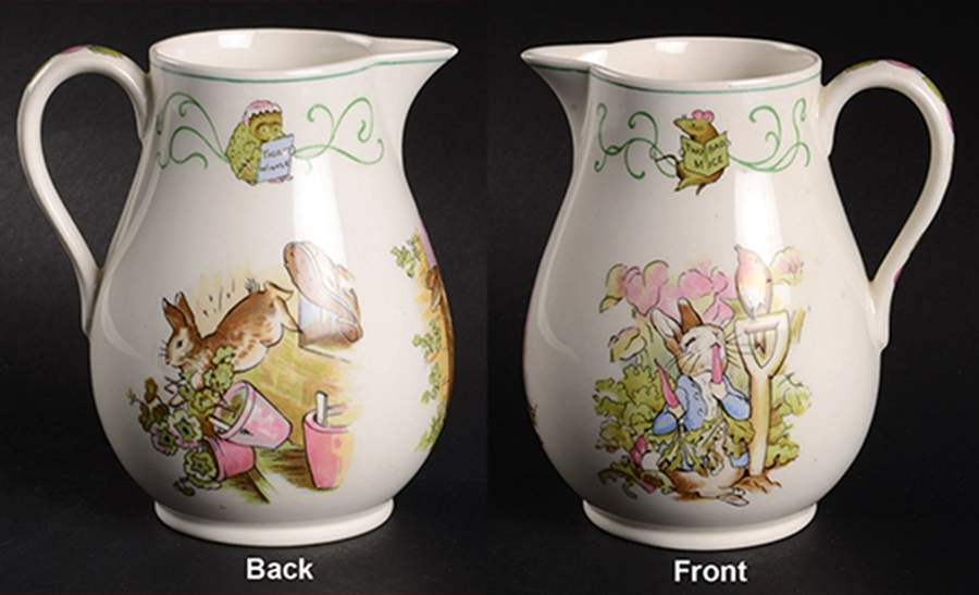 Peter Rabbit (Green Trim) 12 Oz Pitcher by Wedgwood-1
