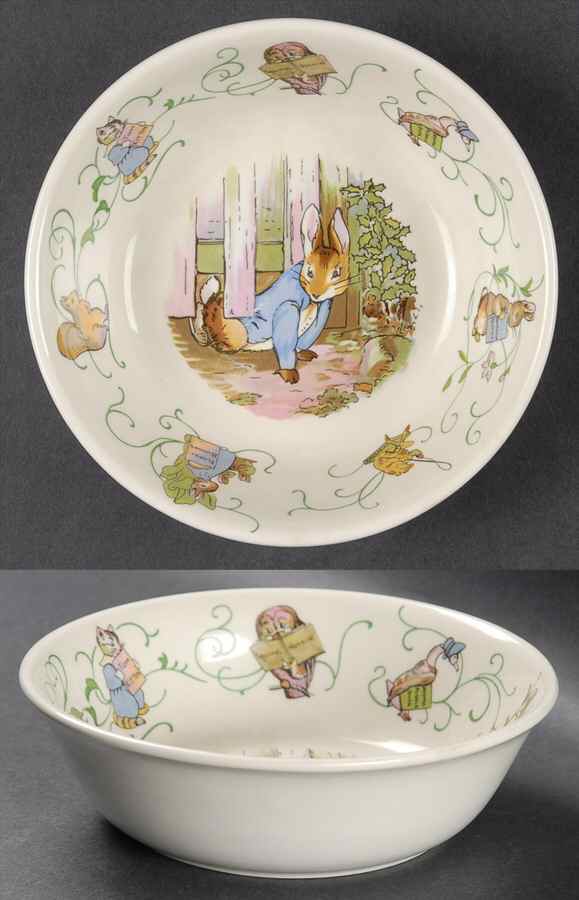 Peter Rabbit (Green Trim) Coupe Cereal Bowl by Wedgwood-1