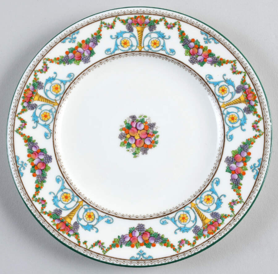 Ventnor (White Background) Salad Plate by Wedgwood-1
