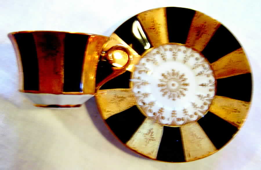 WIG810 Flat Demitasse Cup & Saucer Set by Winterling - Bavaria-1