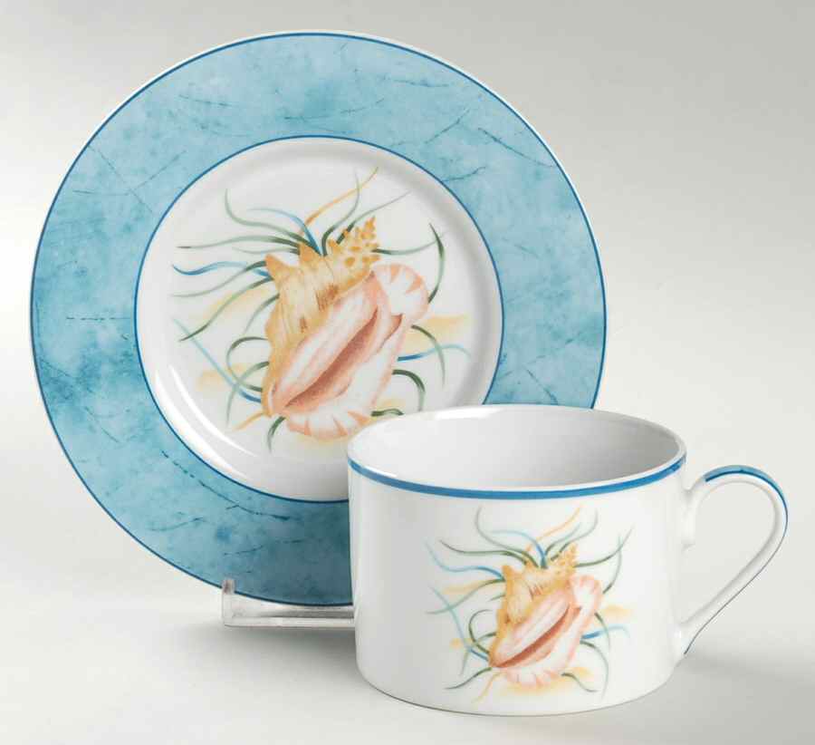 WFE1 Flat Cup & Saucer Set by National Wildlife Federation-1