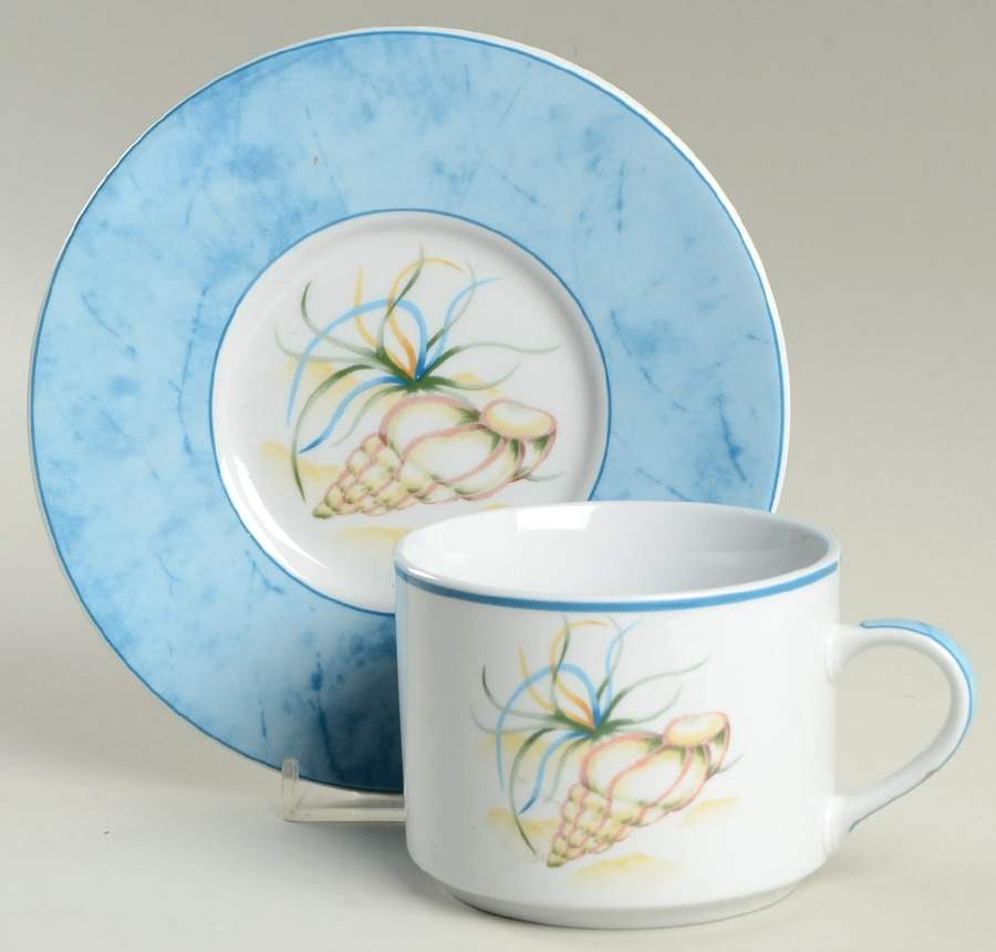 WFE1 Flat Cup & Saucer Set by National Wildlife Federation-1