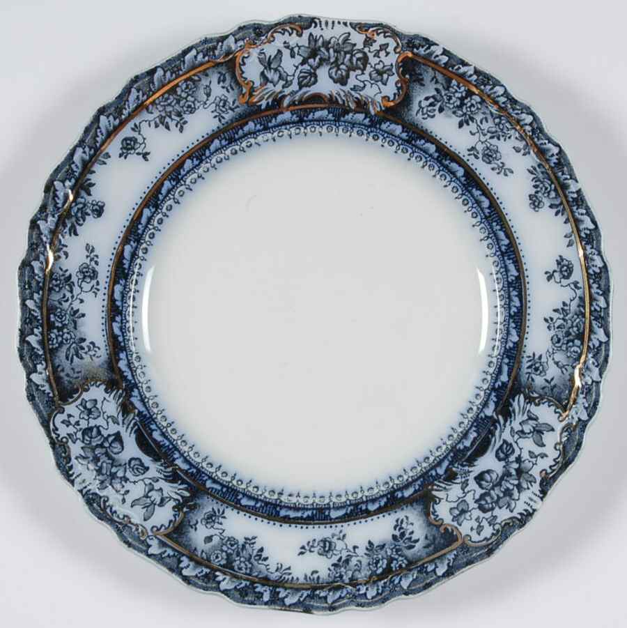 Phoebe Blue (Gold Accents, No Trim) Salad Plate by Wedgwood-1