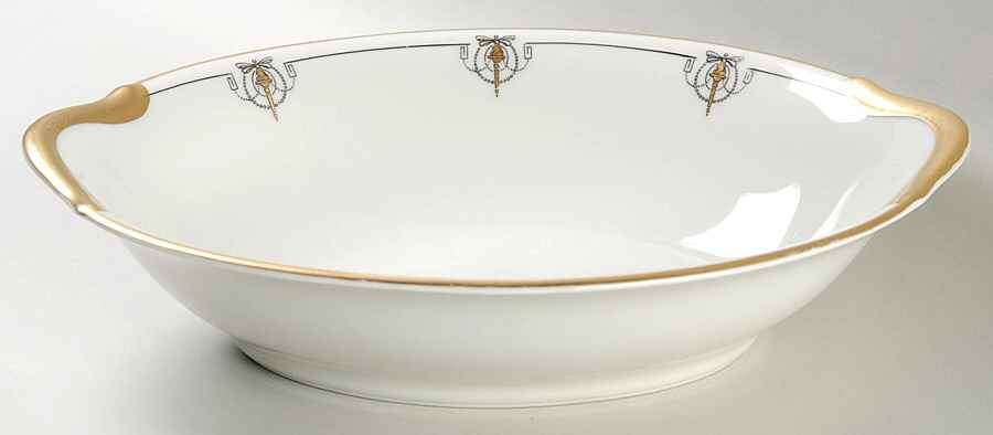 WAR152 10" Oval Vegetable Bowl by Warwick-1