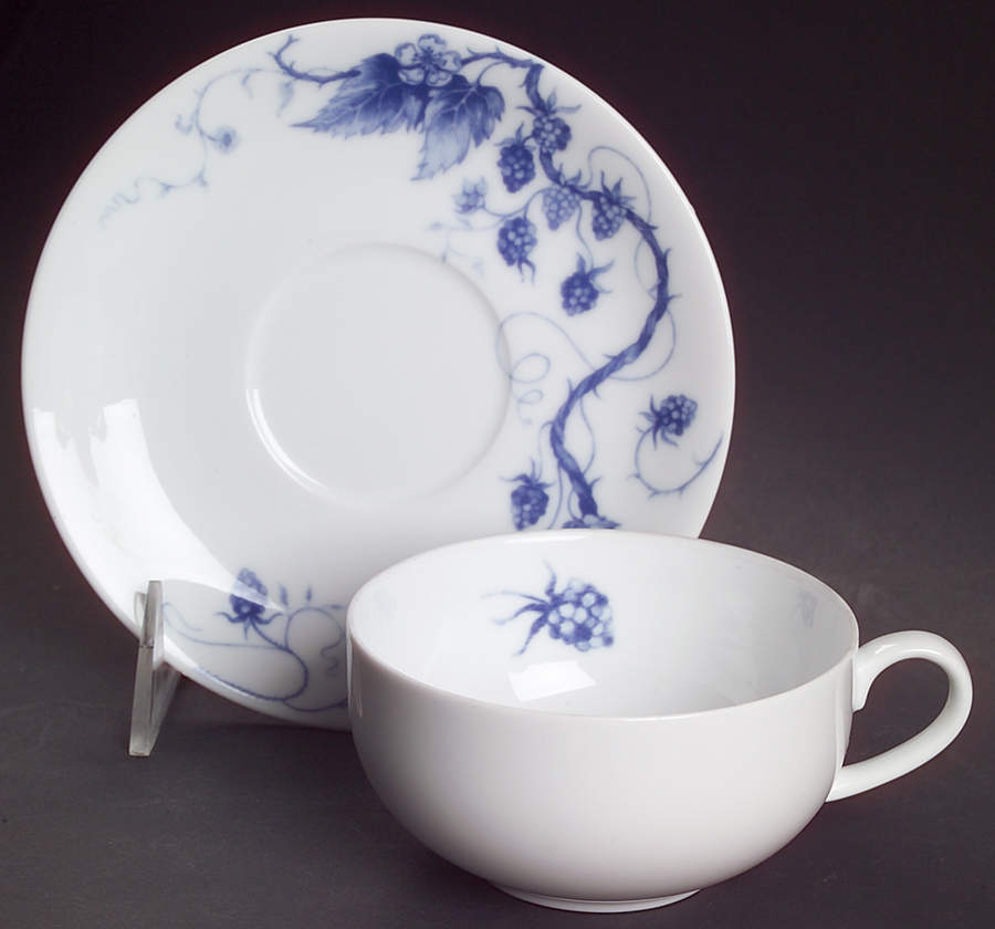 Ormonde Blue Flat Cup & Saucer Set by Williams-Sonoma-1