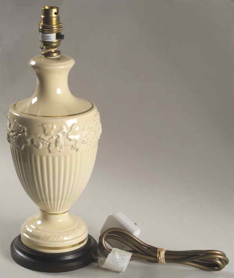 Edme Vine Sunlight (Yellow) Sculptured Lamp Base by Wedgwood-1