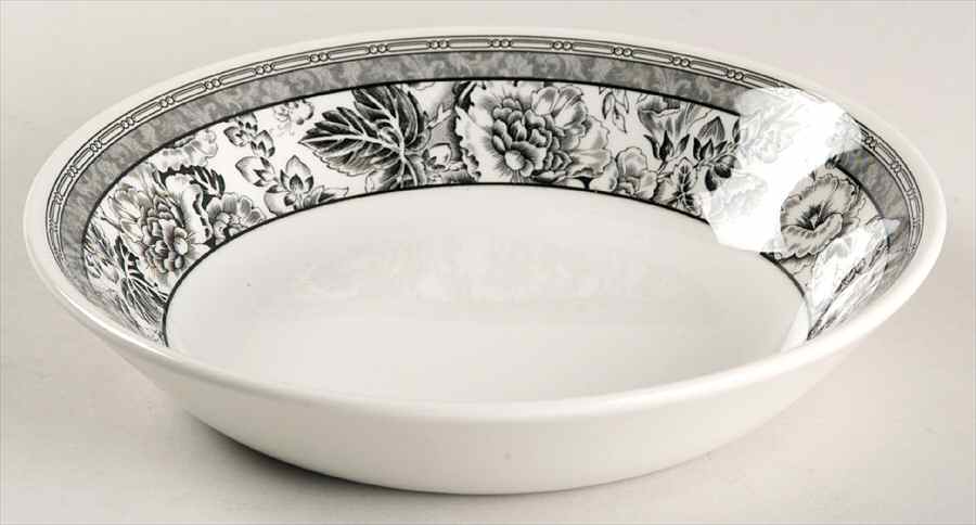 Fleur Damask 7" Individual Pasta Bowl by Wedgwood-1