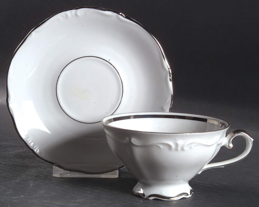 WIG822 Footed Cup & Saucer Set by Winterling - Bavaria-1