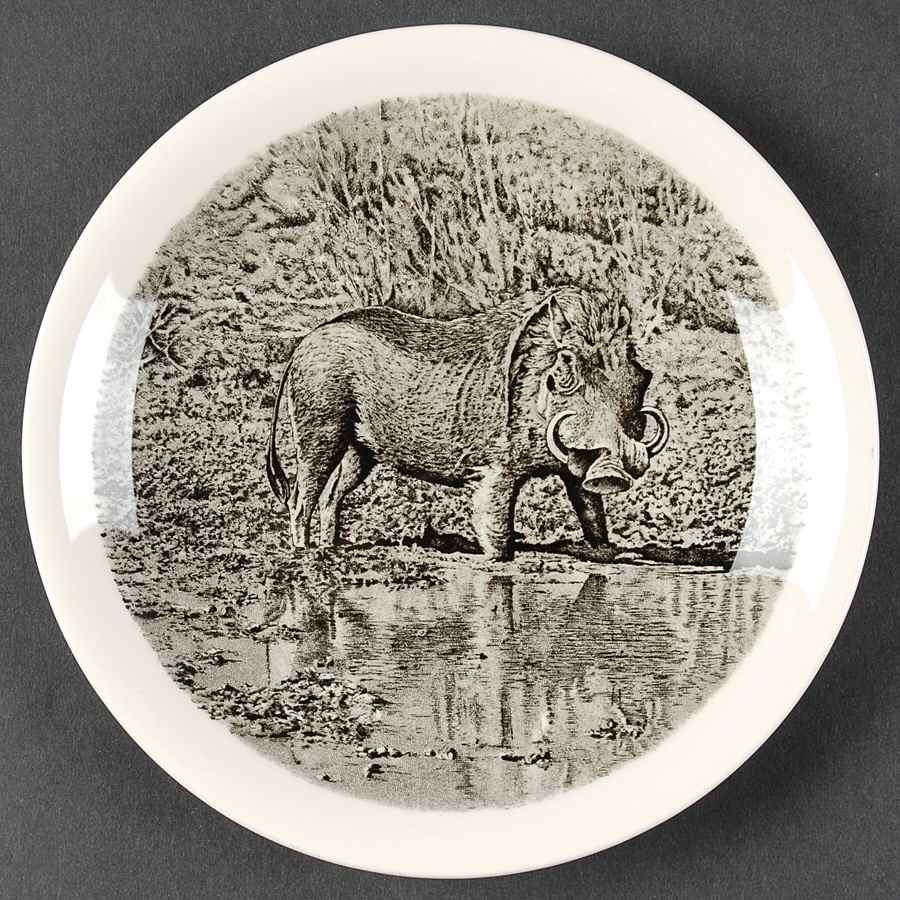 Kruger National Park (World Wildlife Stamp) Bread & Butter Plate by Wedgwood-1