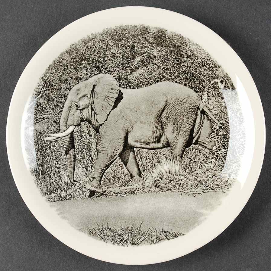 Kruger National Park (World Wildlife Stamp) Bread & Butter Plate by Wedgwood-1