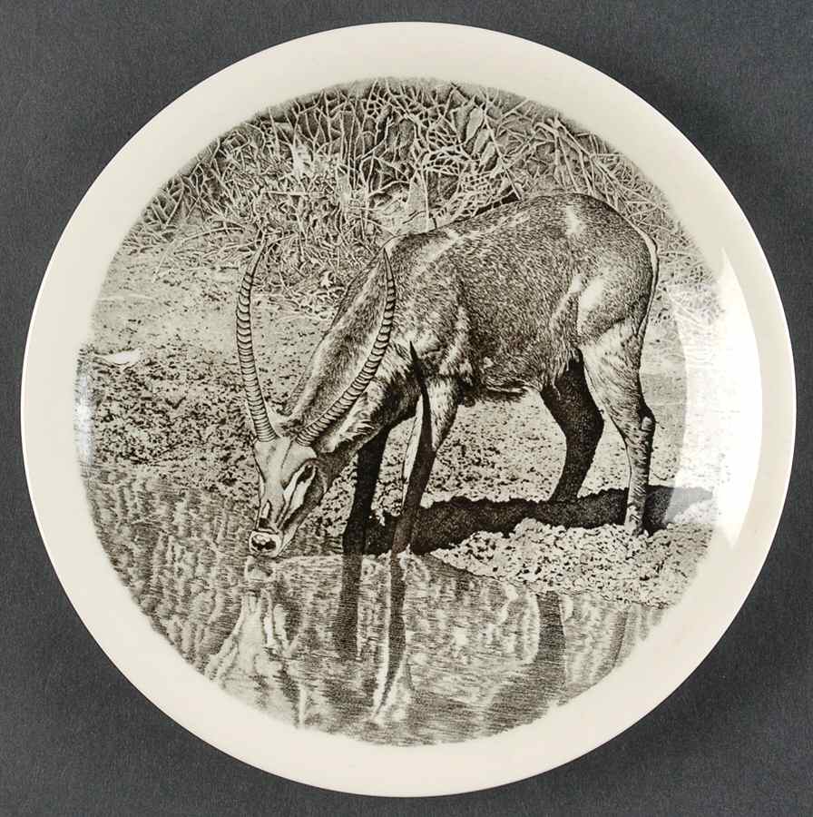 Kruger National Park (World Wildlife Stamp) Bread & Butter Plate by Wedgwood-1
