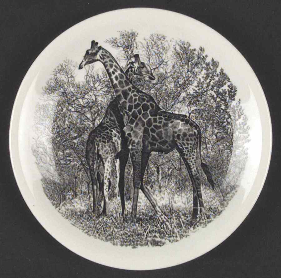 Kruger National Park (World Wildlife Stamp) Bread & Butter Plate by Wedgwood-1
