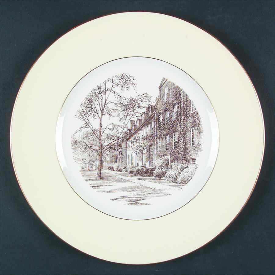 Harvard University Business School Brown Dinner Plate by Wedgwood-1