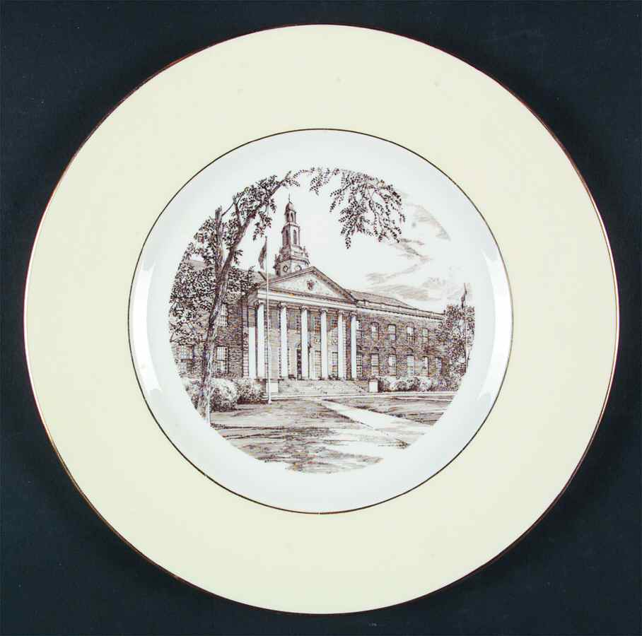 Harvard University Business School Brown Dinner Plate by Wedgwood-1
