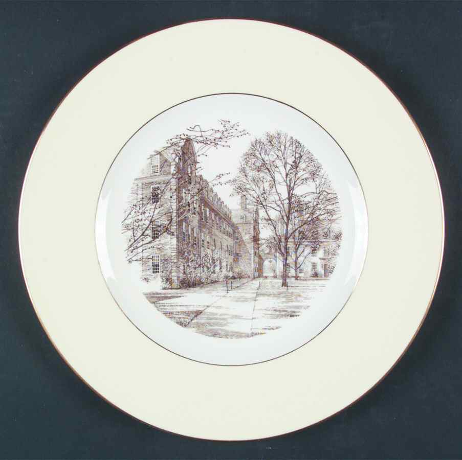 Harvard University Business School Brown Dinner Plate by Wedgwood-1