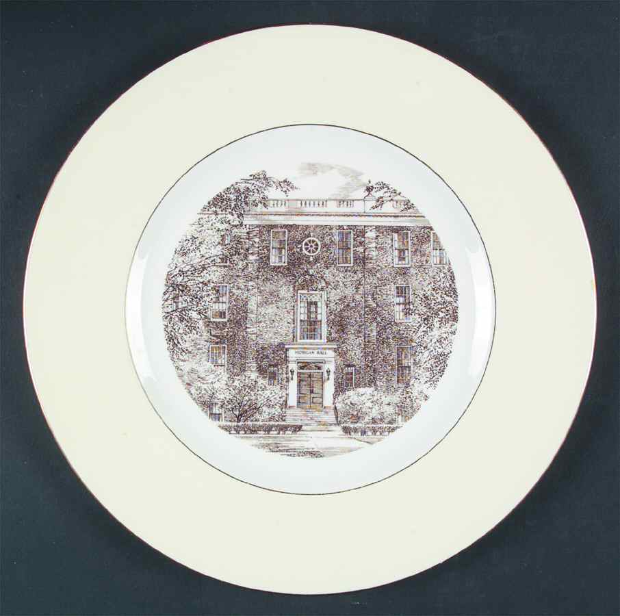 Harvard University Business School Brown Dinner Plate by Wedgwood-1