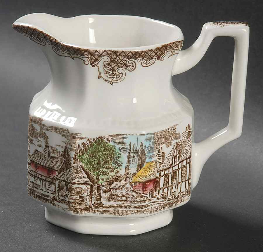 Shakespeares Sonnets Brown Multicolor Creamer by Wedgwood-1