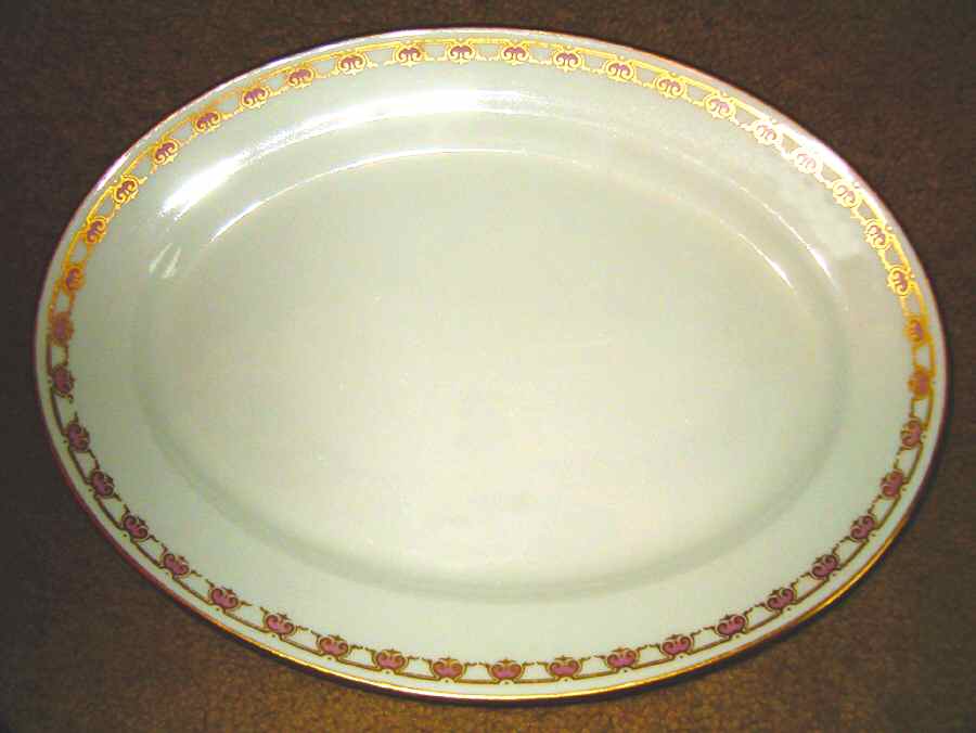WAR155 14" Oval Serving Platter by Warwick-1