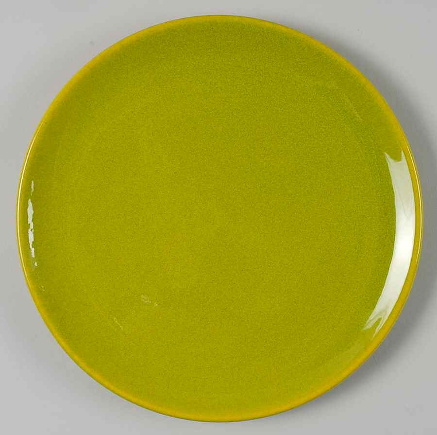 Fun Factory Freestyle Kiwi Green Coupe Salad/Dessert Plate by Waechtersbach-1