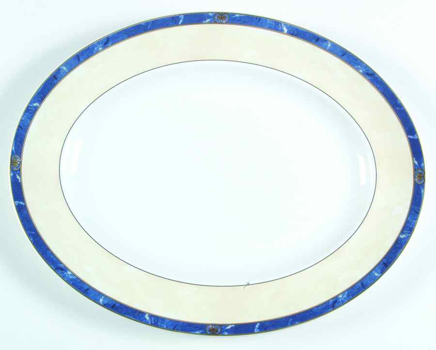 Alexandria 14" Oval Serving Platter by Wedgwood-1