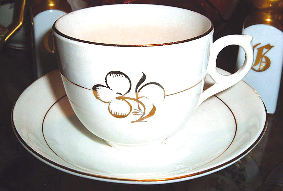 WEA6 Flat Cup & Saucer Set by JH Weatherby-1