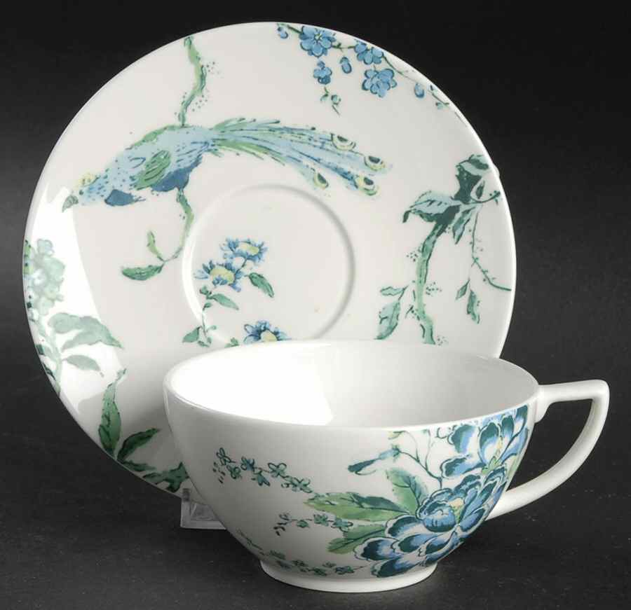 Jasper Conran Chinoiserie White Flat Cup & Saucer Set by Wedgwood-1