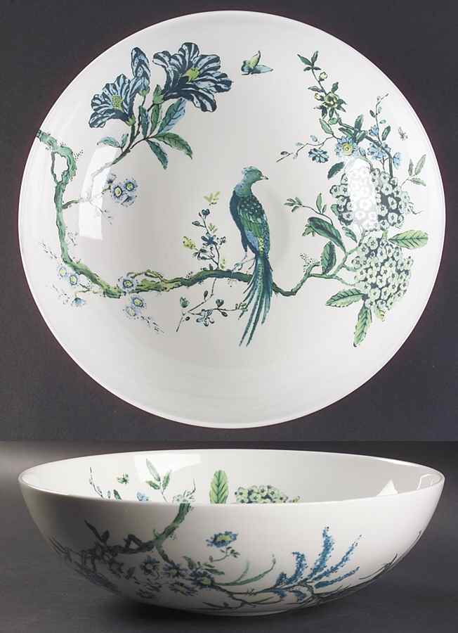 Jasper Conran Chinoiserie White 12" Round Vegetable Bowl by Wedgwood-1