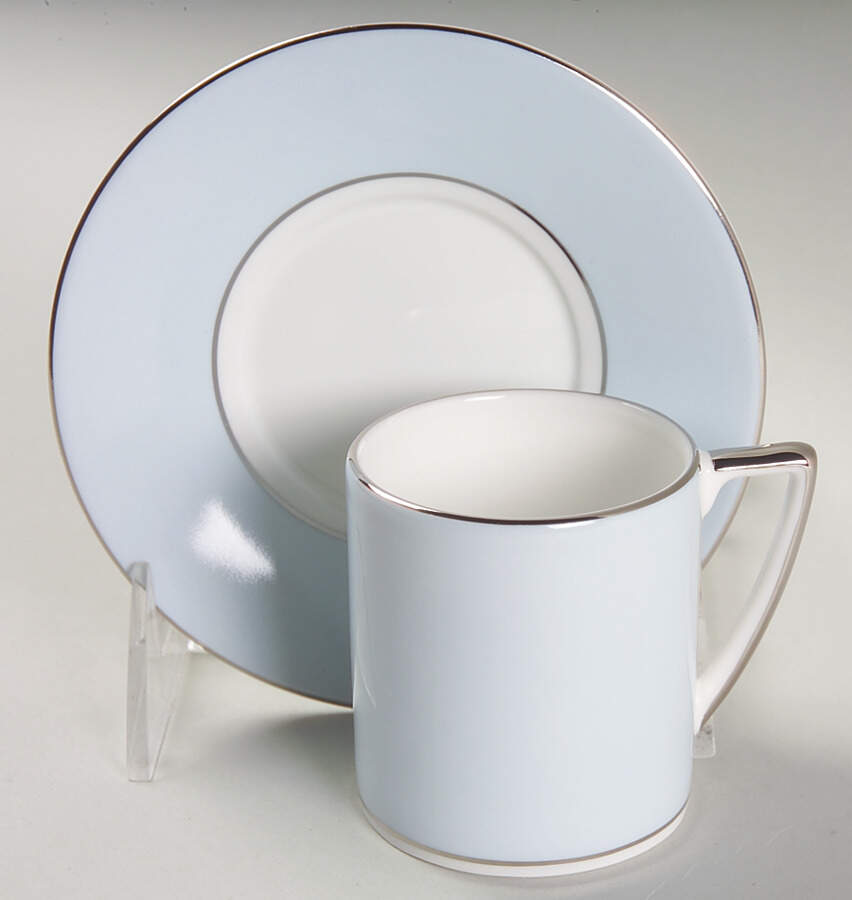 Jasper Conran Colours Flat Demitasse Cup & Saucer Set by Wedgwood-1