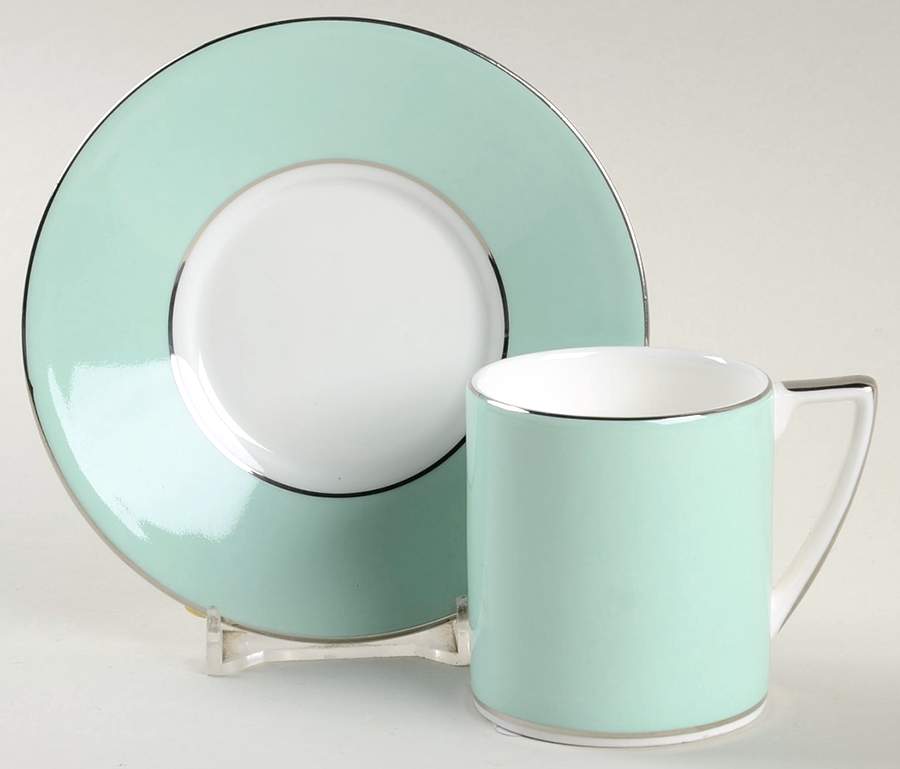 Jasper Conran Colours Flat Demitasse Cup & Saucer Set by Wedgwood-1