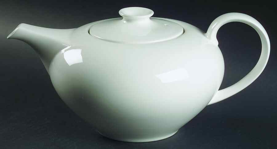Minimal Chalk Teapot & Lid by Wedgwood-1