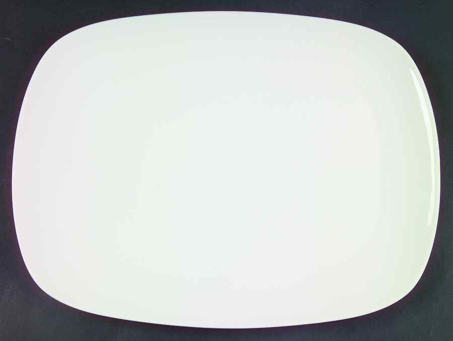 Minimal Chalk 13" Rectangular Serving Platter by Wedgwood-1