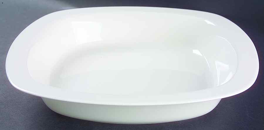 Minimal Chalk 11" Square Vegetable Bowl by Wedgwood-1