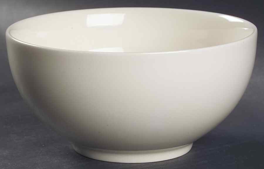 Plain Ivory Individual Salad Bowl by Wedgwood-1