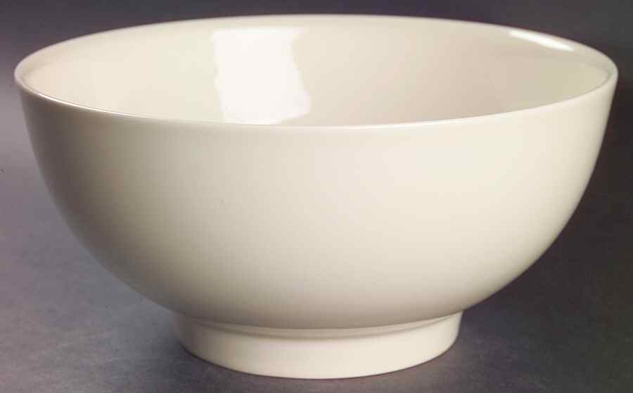 Plain Ivory 8" Salad Serving Bowl by Wedgwood-1