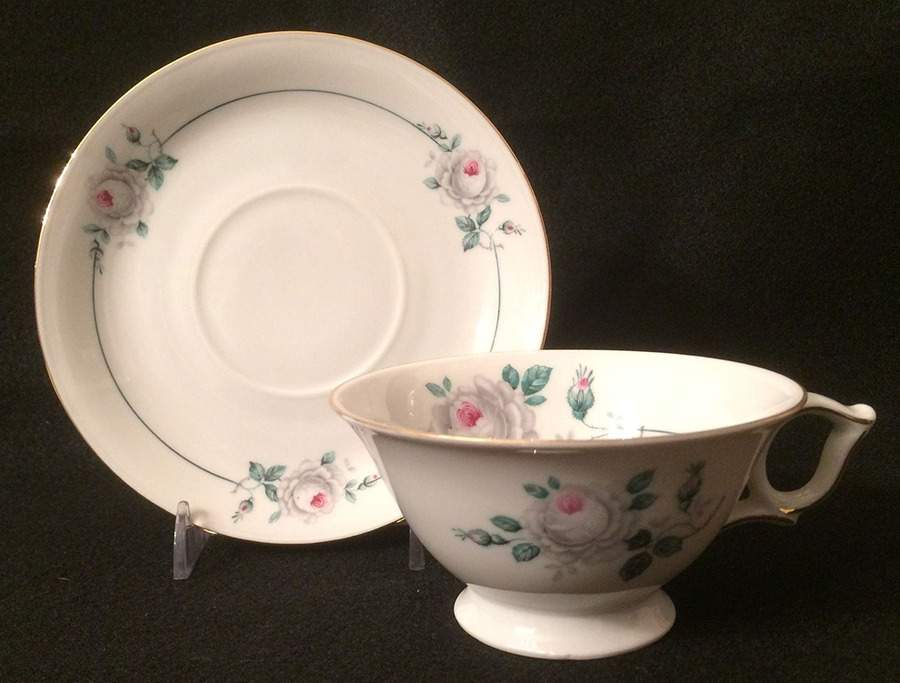 WIG831 Footed Cup & Saucer Set by Winterling - Bavaria-1