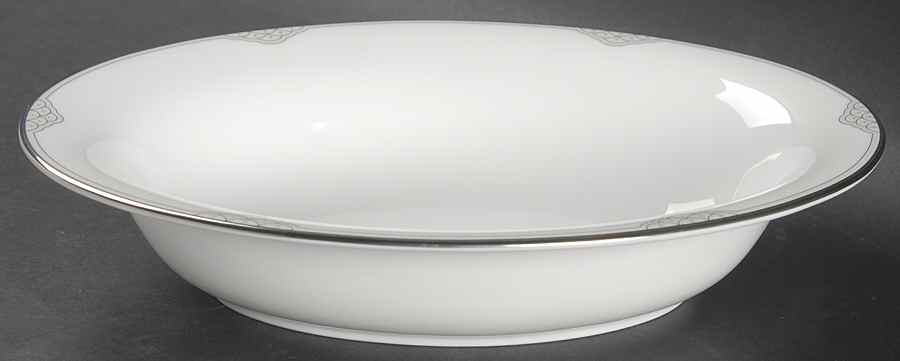 Chiffonier 9" Oval Vegetable Bowl by Waterford China-1