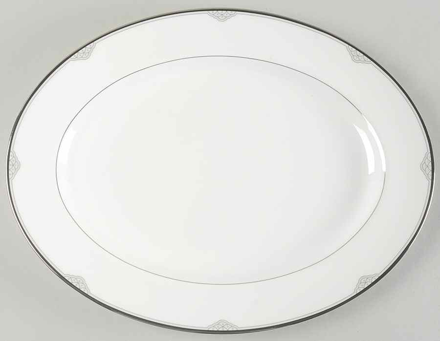 Chiffonier 15" Oval Serving Platter by Waterford China-1