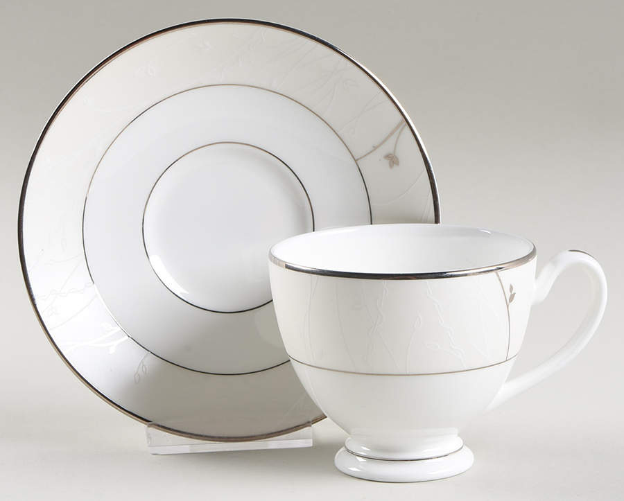 Lisette Footed Cup & Saucer Set by Waterford China-1