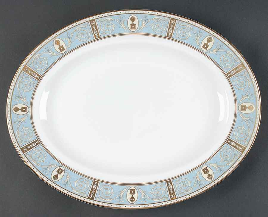 Chatsworth 13" Oval Serving Platter by Wedgwood-1
