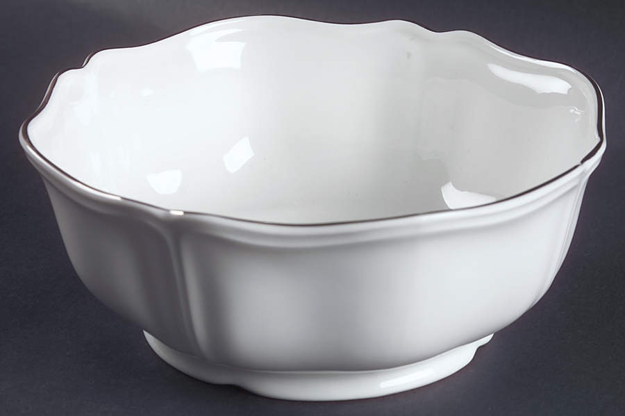 Queen's White 8" Salad Serving Bowl by Wedgwood-1