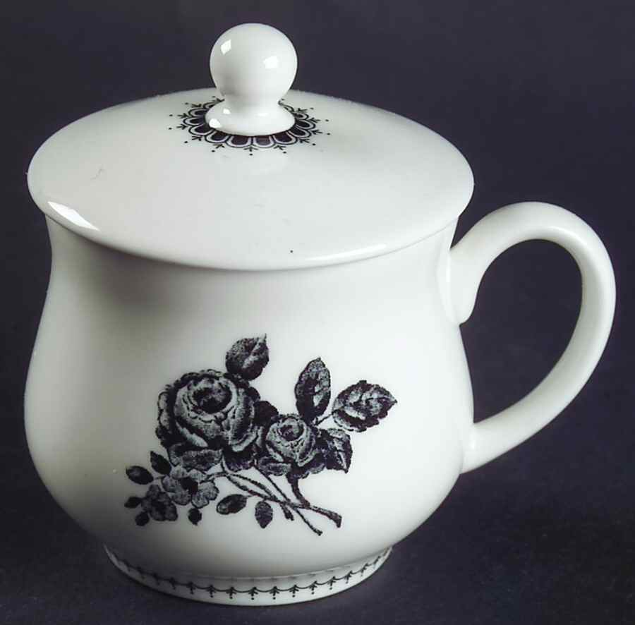 Ludlow 2 Pc Pot de Creme w/Lid & Base by Wedgwood-1