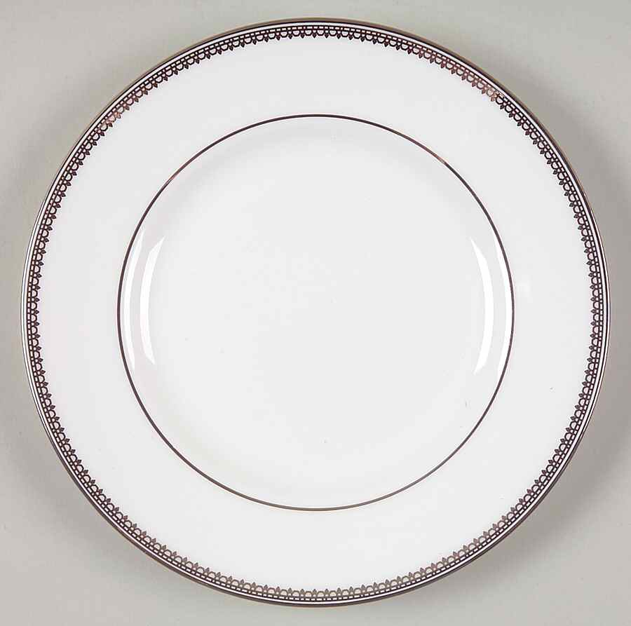 Vera Lace Platinum Bread & Butter Plate by Wedgwood-1