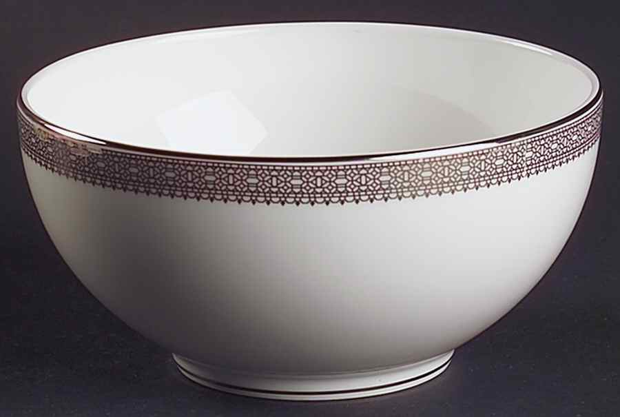 Vera Lace Platinum 5" All Purpose Bowl by Wedgwood-1