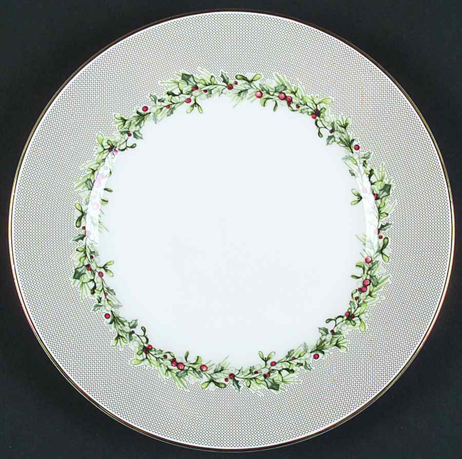 Holly Wreath Salad Plate by Wedgwood-1